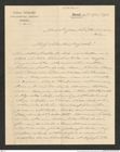 Nachlass Franz Steindachner, Brief von Gustav Schneider (junior) an Franz Steindachner (30.04.1901), Inv.Nr. 462.01, Seite 1
